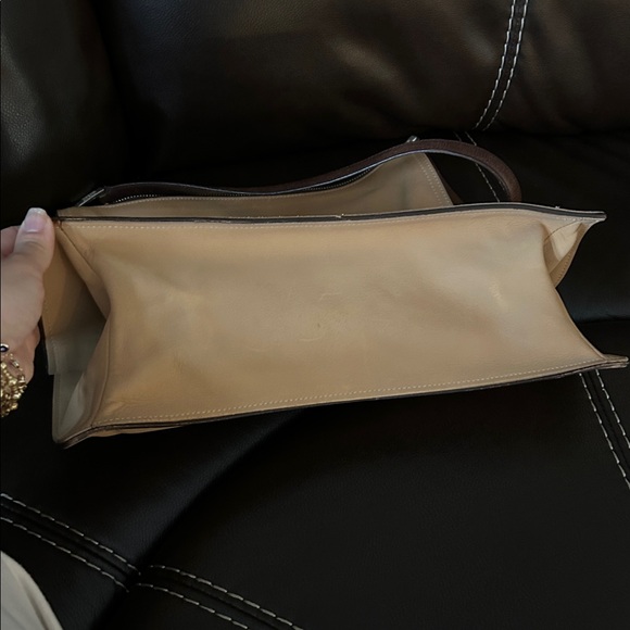 Vintage Coach Monterey Zip 6143 Tan Leather Shoulder Bag 1999 Trapeze - Picture 6 of 10